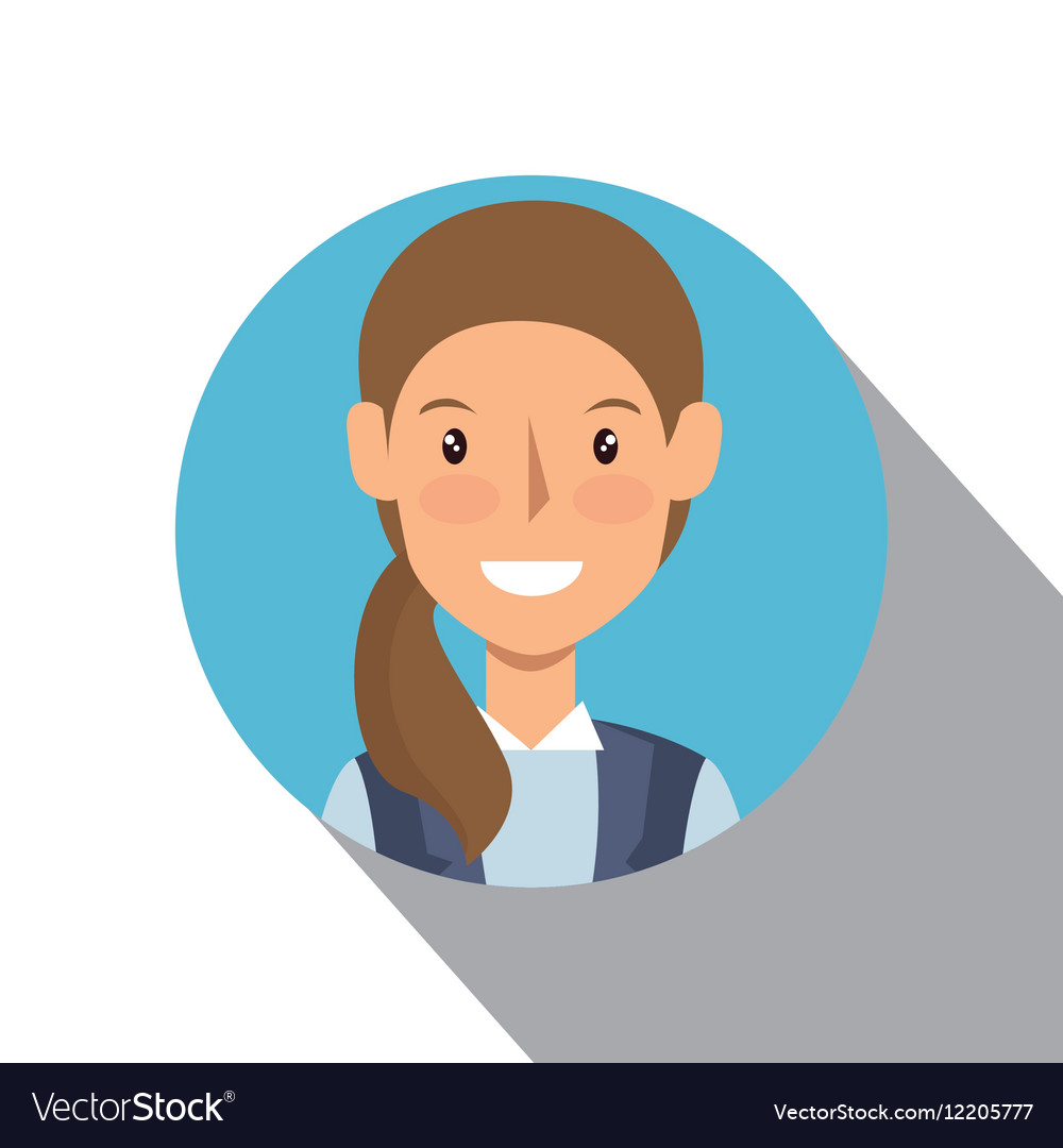 Woman Profile Mascot Vector Illustration. Female Avatar Character Icon  Cartoon. Girl Head Face Business User Logo 9749643 Vector Art at Vecteezy