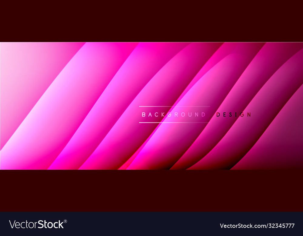 Fluid gradient waves with shadow lines and glowing Vector Image Fluid gradient waves with shadow lines and glowing