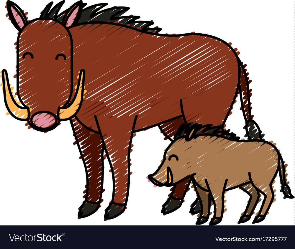 Jabali animal cartoon