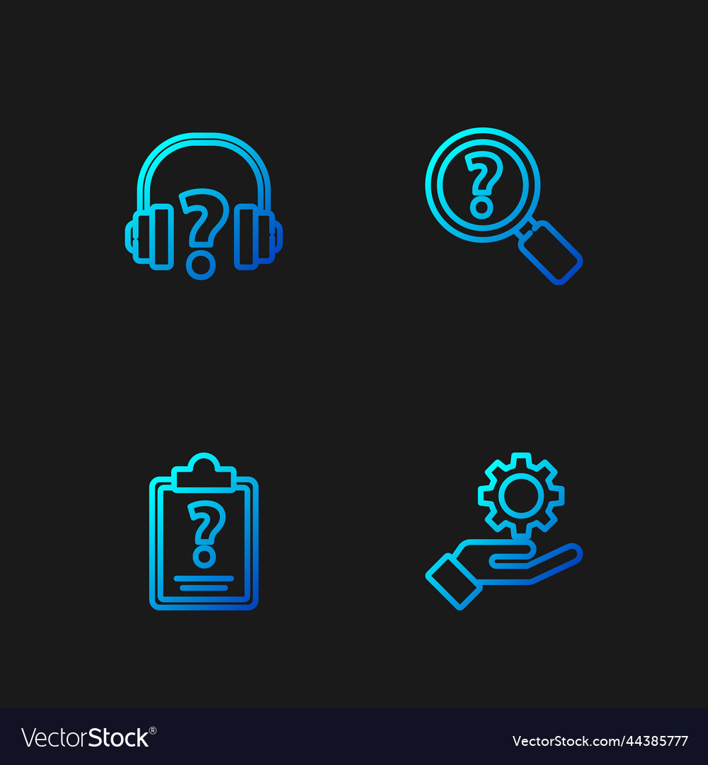 Set line settings in the hand clipboard