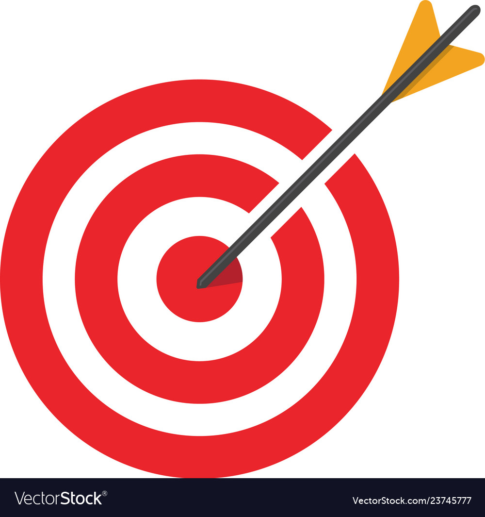 Target icon Royalty Free Vector Image - VectorStock