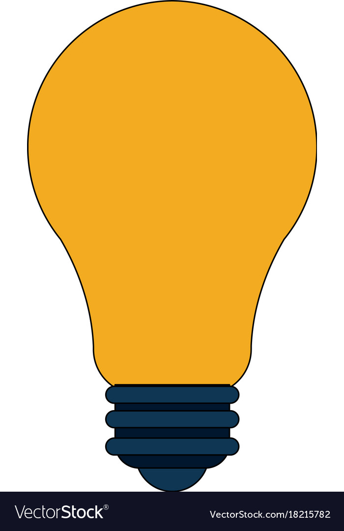 Lit lightbulb icon image