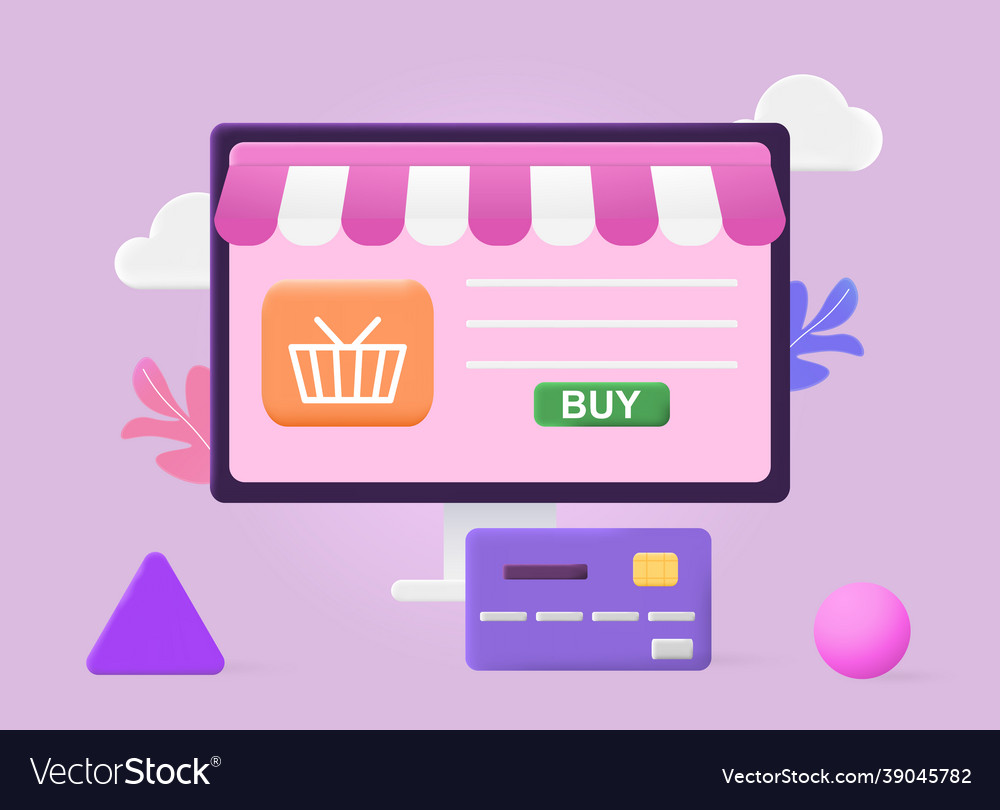 Online shopping concept