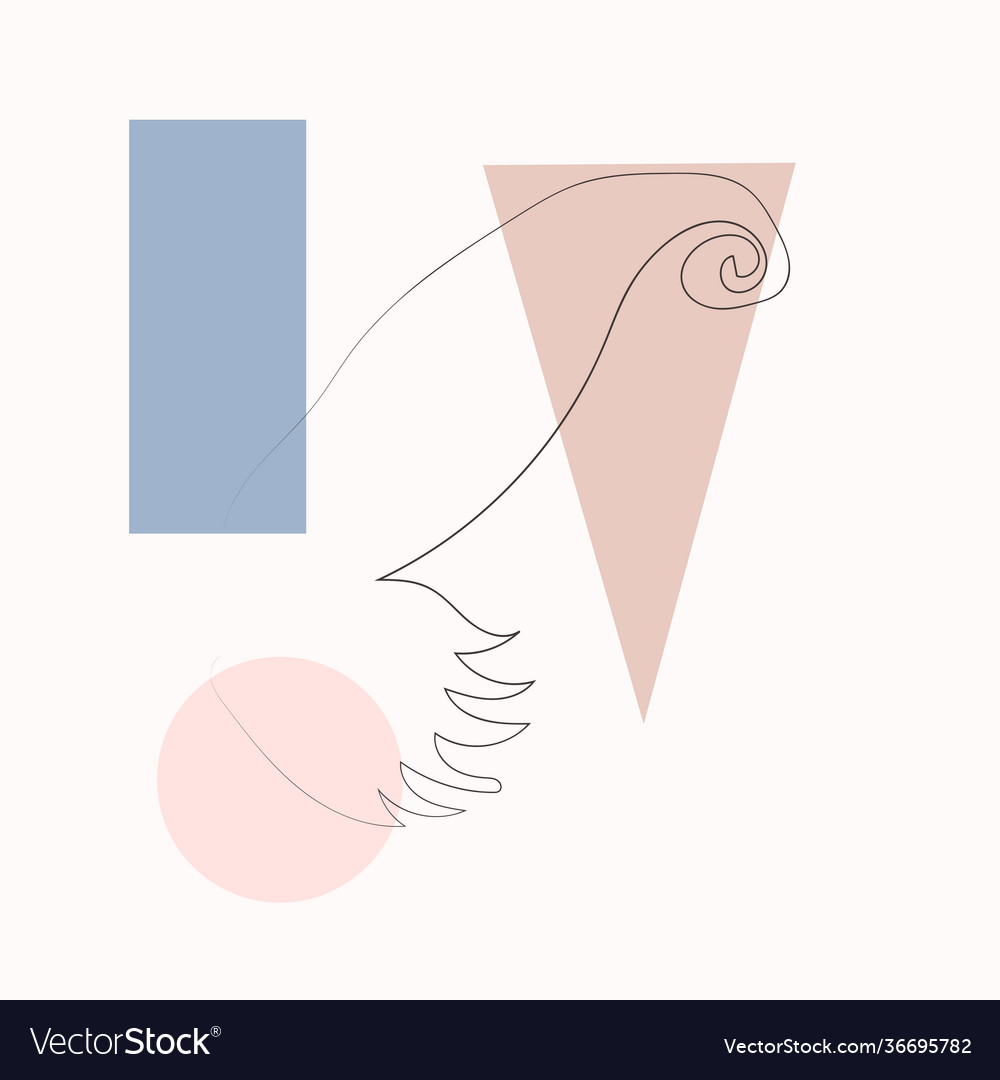 Simple butterfly one line drawing on minimal