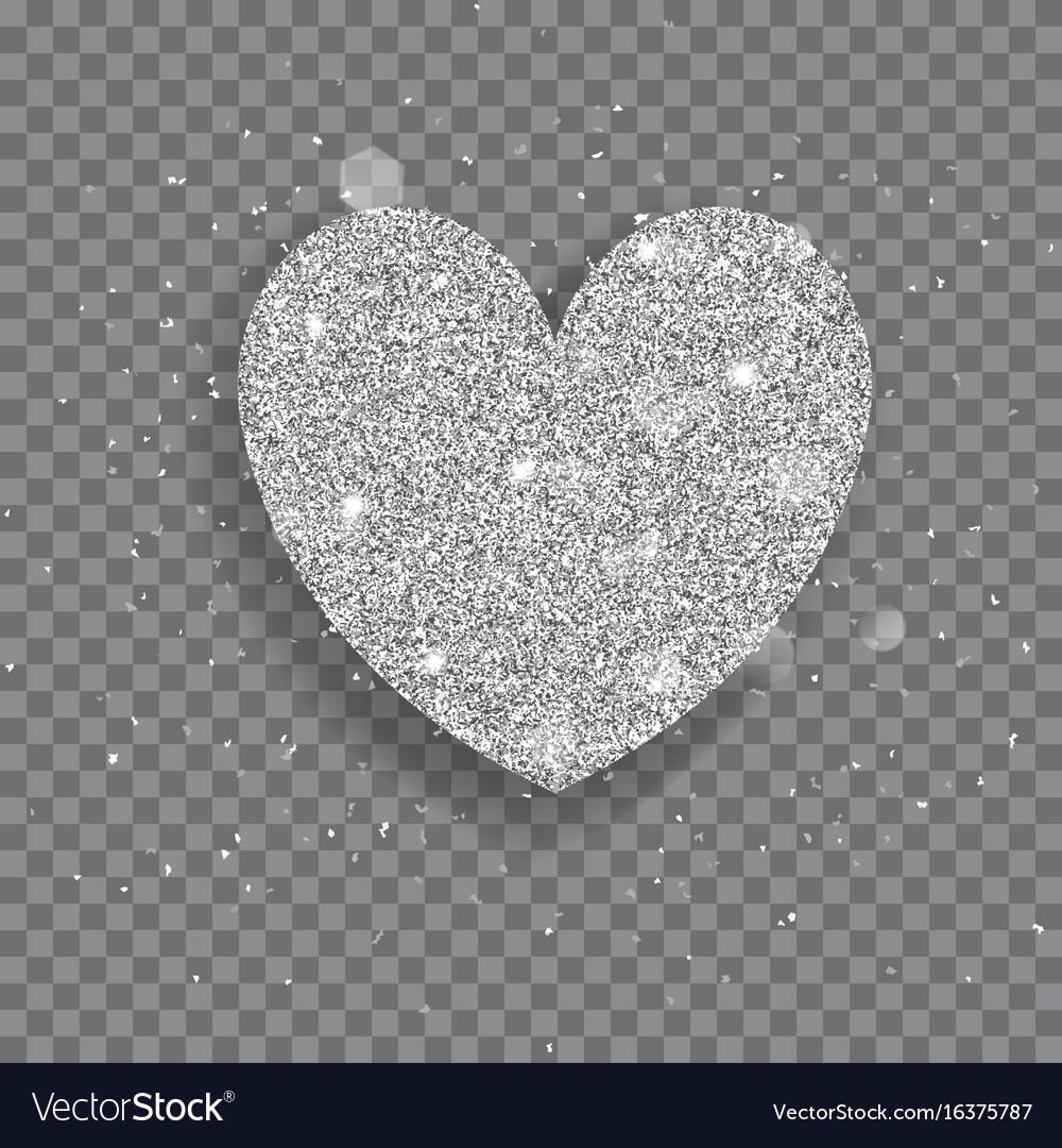 Big Shiny Heart Royalty Free Vector Image - Vectorstock