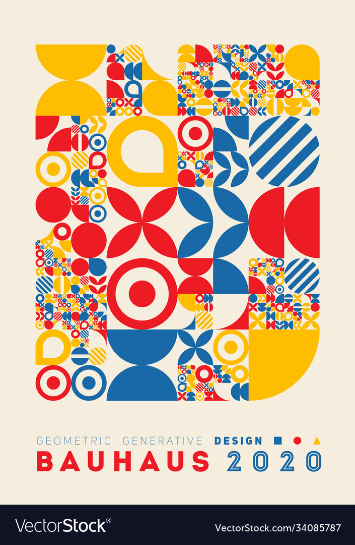 Cover with minimal design cool procedural vector image Cover with minimal design cool procedural