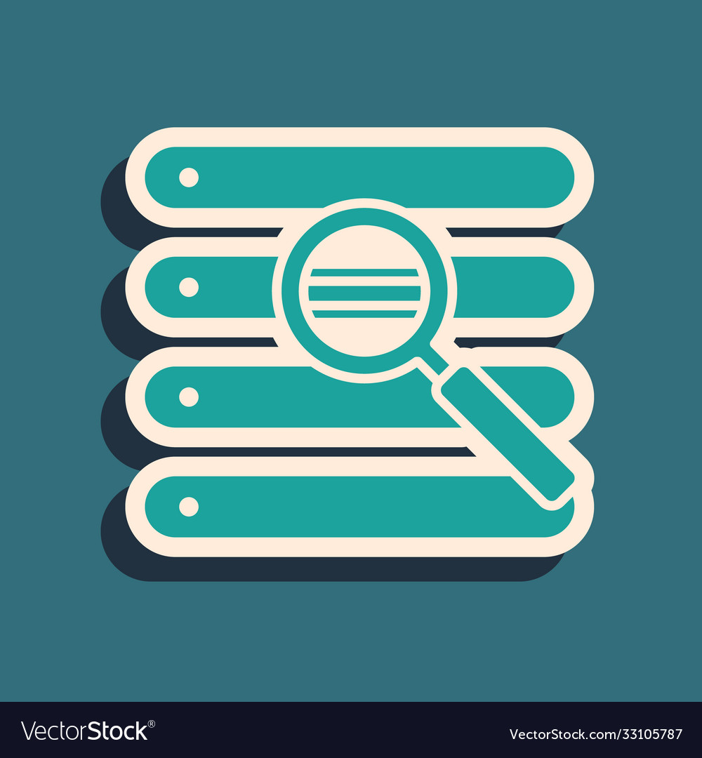 Green search in a browser window icon isolated Vector Image Green search in a browser window icon isolated