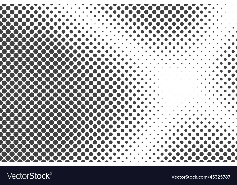 Halftone dotted background retro mirror texture Vector Image