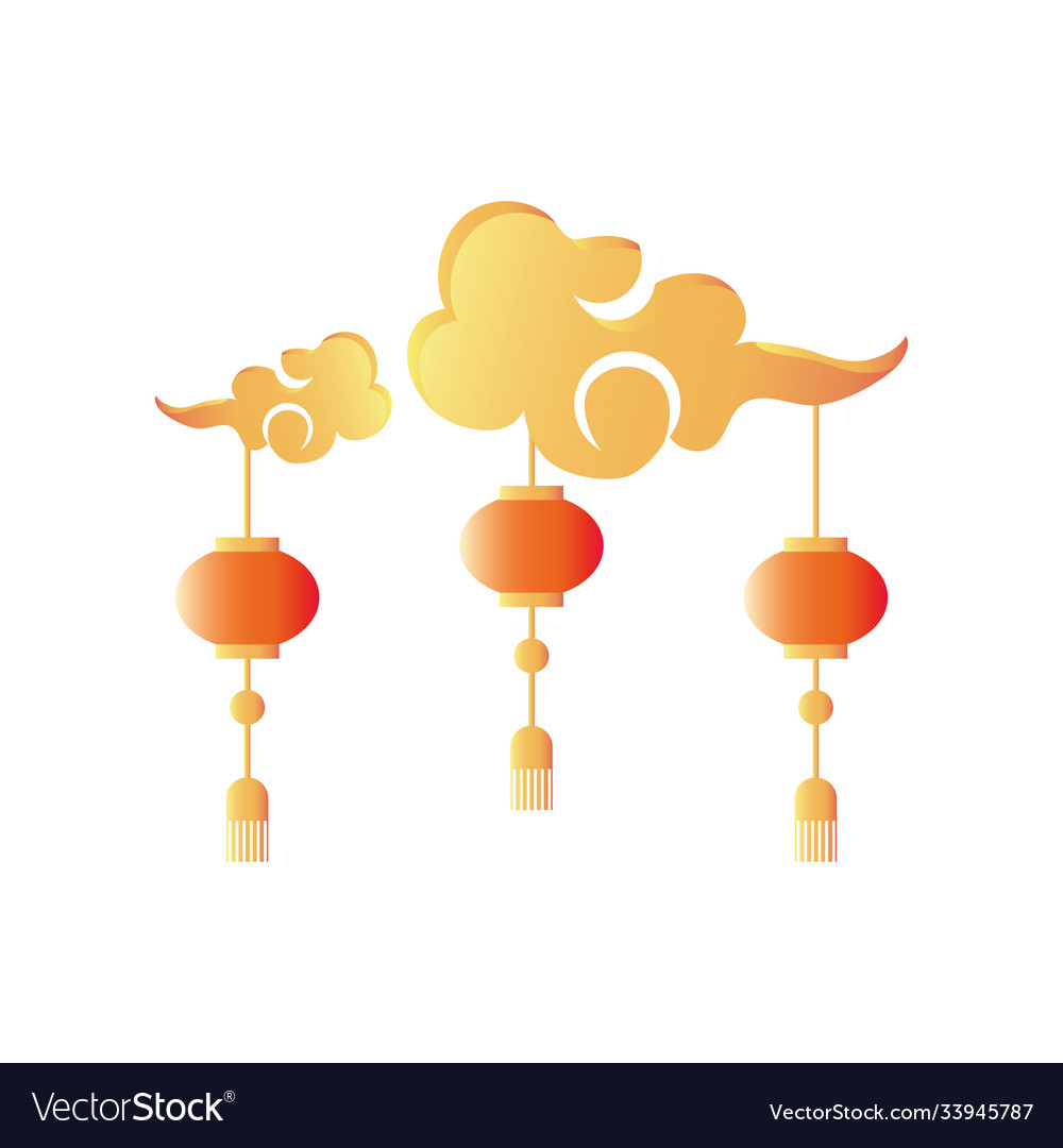 Mid autumn festival chinese element classic Vector Image