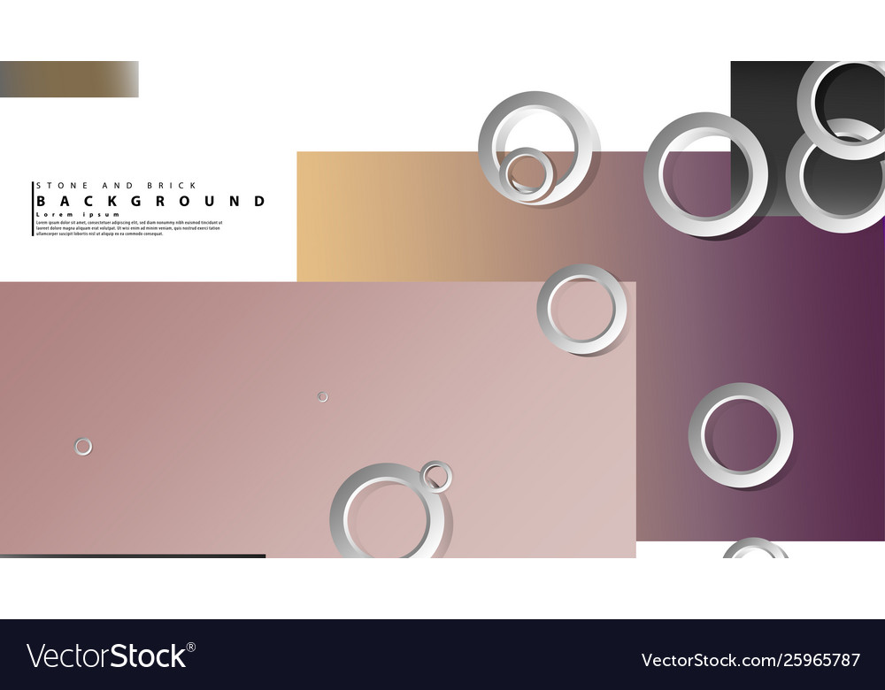 Ring abstract rectangular background with drop vector image Ring abstract rectangular background with drop