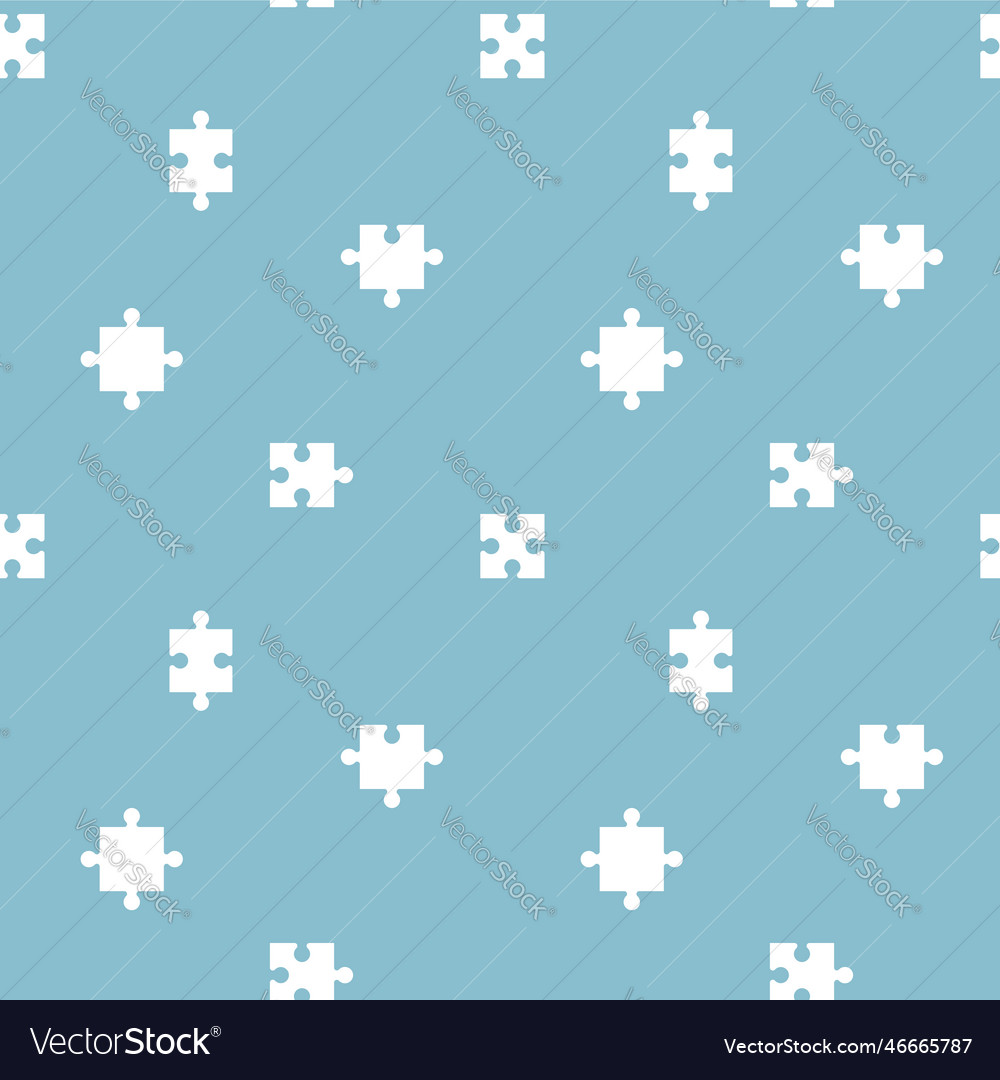 Seamless jigsaw puzzle repeat pattern background