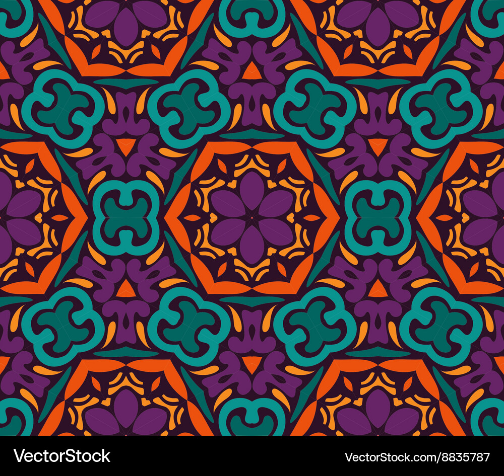 Seamless pattern ornamental Royalty Free Vector Image