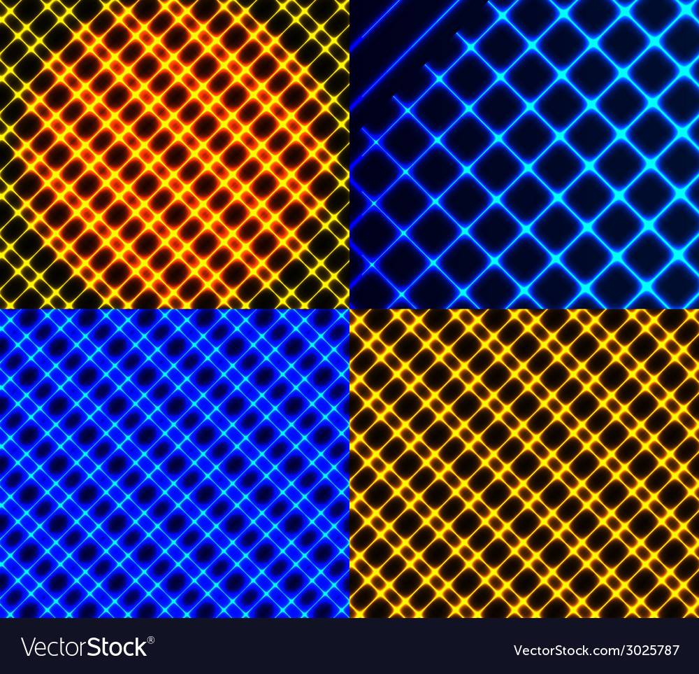 Set of splash color abstract glowing background