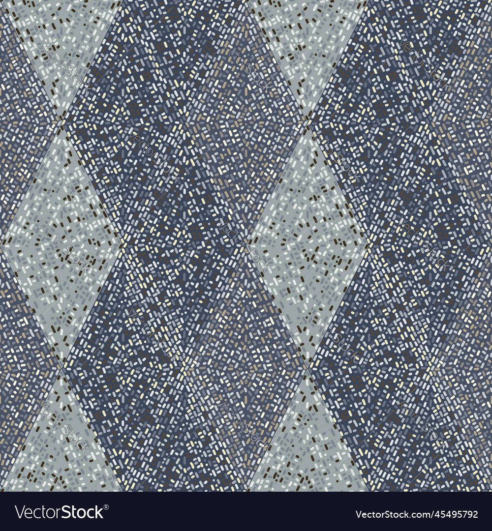 Dash lines mosaic seamless pattern creative