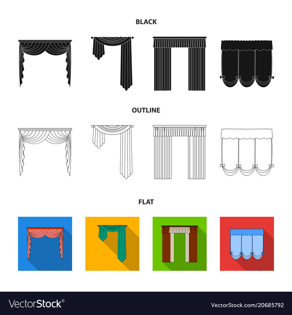 Different types of window curtainscurtains set