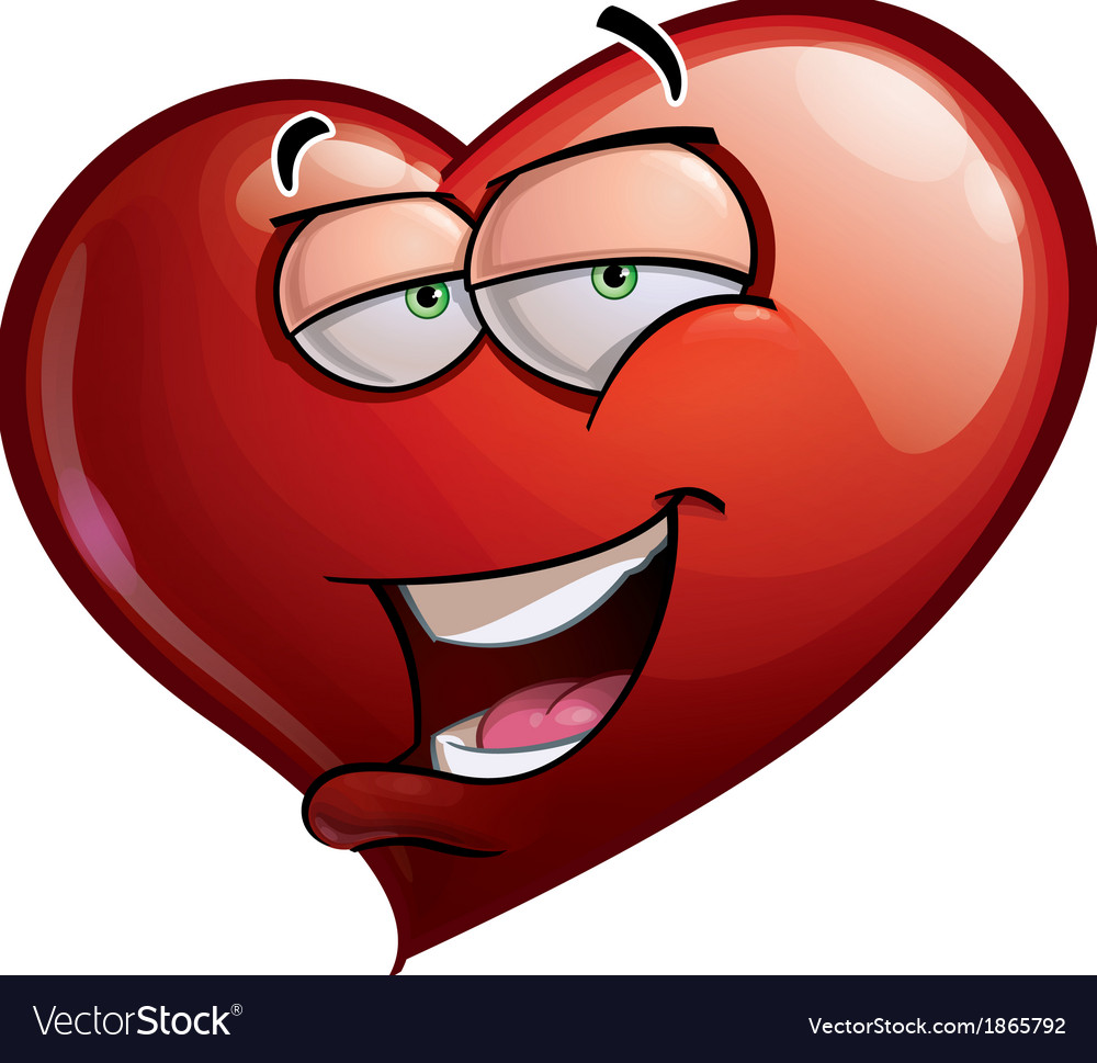 Heart faces hi Royalty Free Vector Image - VectorStock