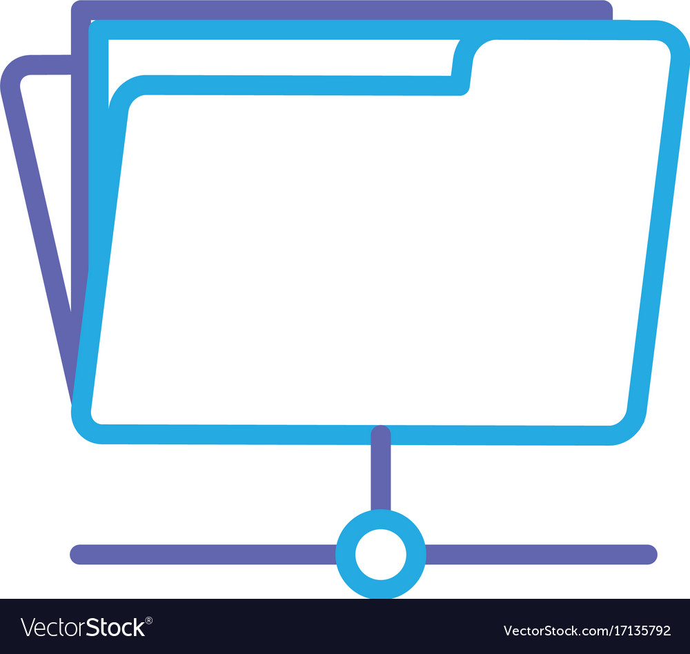 Silhouette folder file data center server