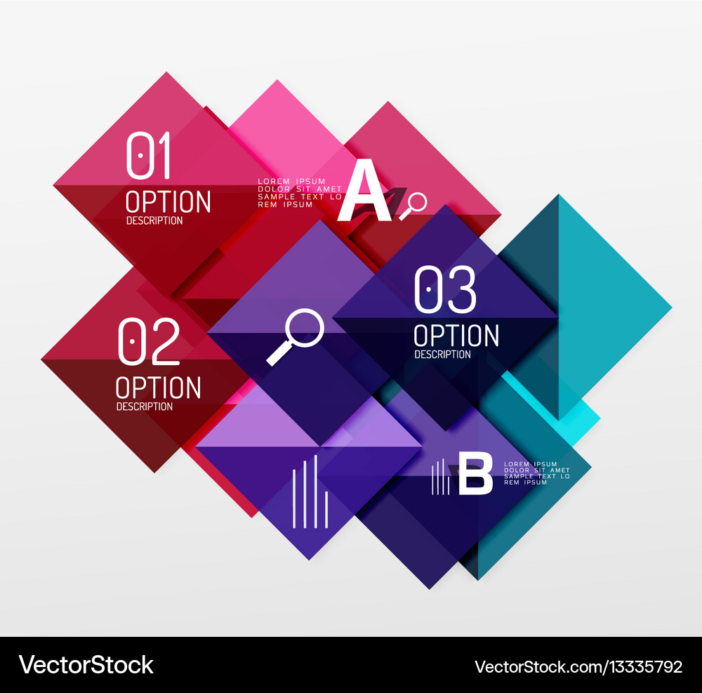 Square abstract background Royalty Free Vector Image