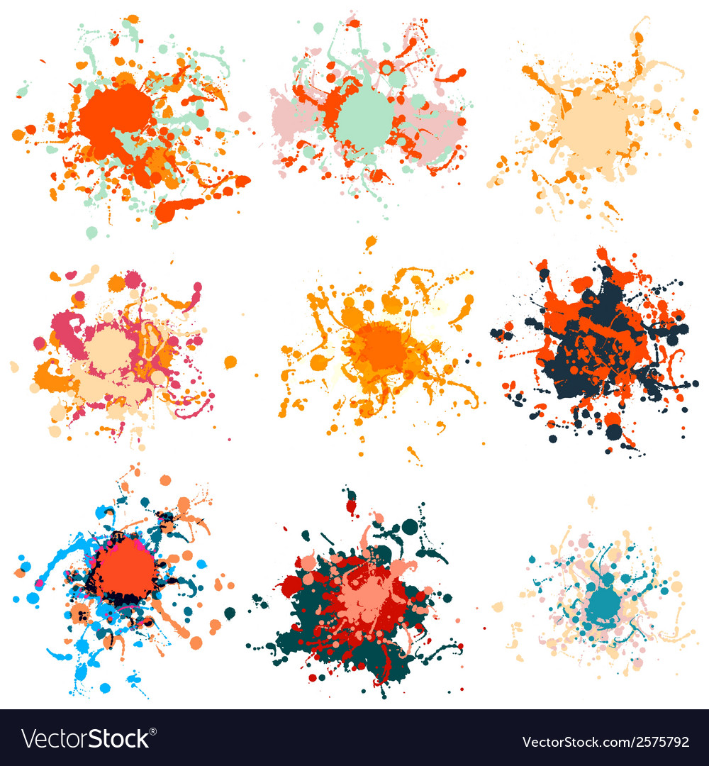 Vibrant Paint Splashes
