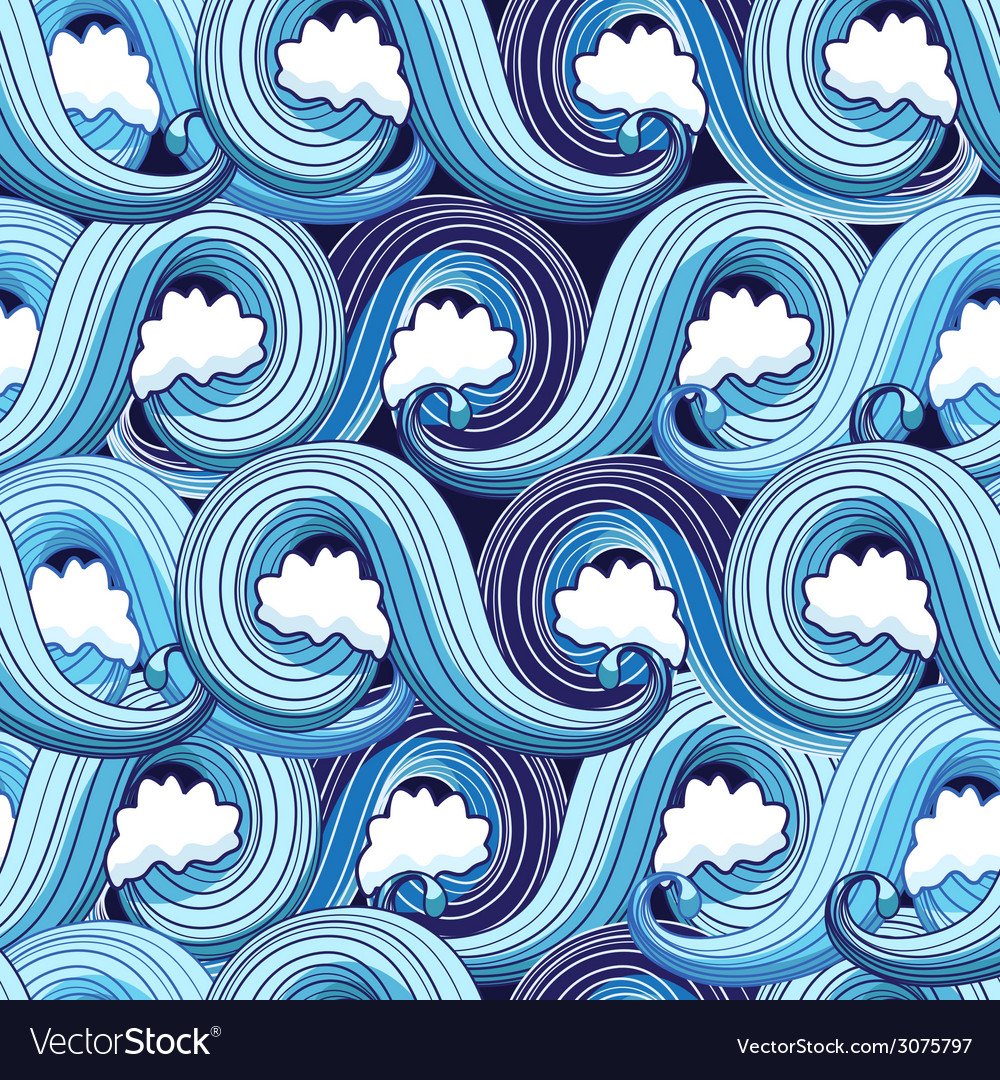 Abstract pattern with waves