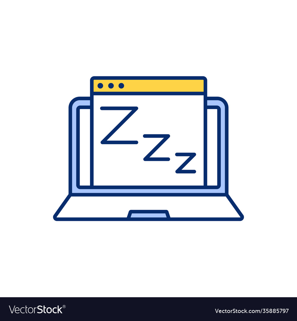 Encryption at rest rgb color icon Royalty Free Vector Image
