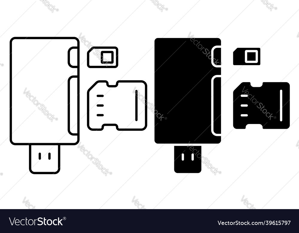 Linear icon adapter for connecting external
