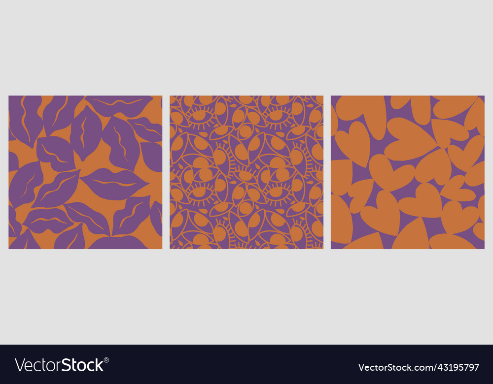 Lips pattern seamless with womans vector image Lips pattern seamless with womans