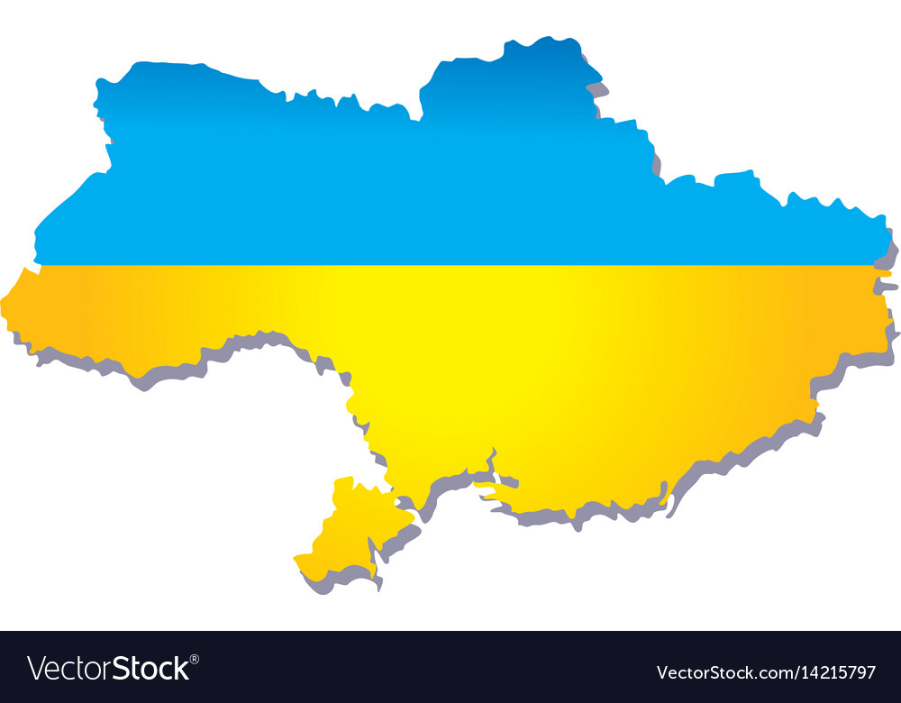 New map ukraine Royalty Free Vector Image - VectorStock