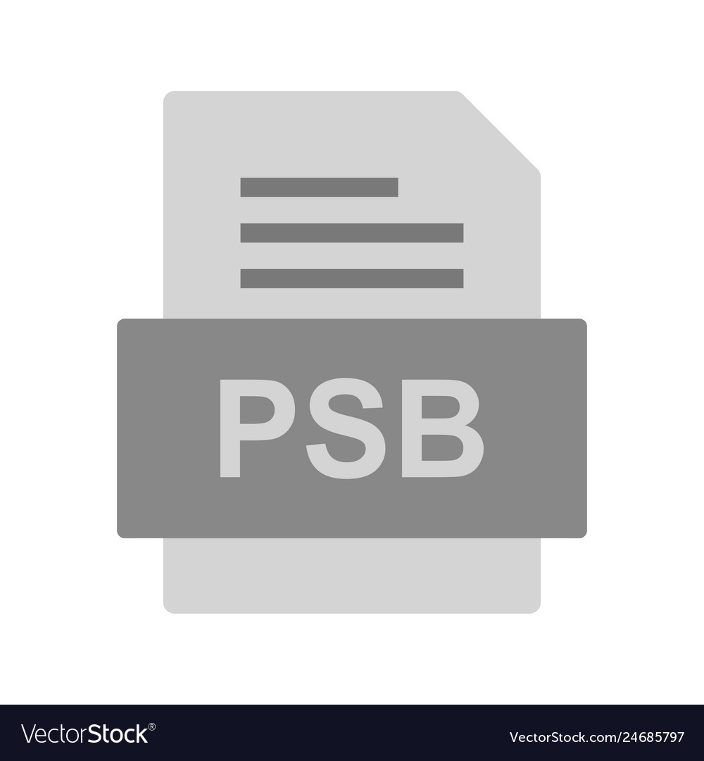 Psb file document icon