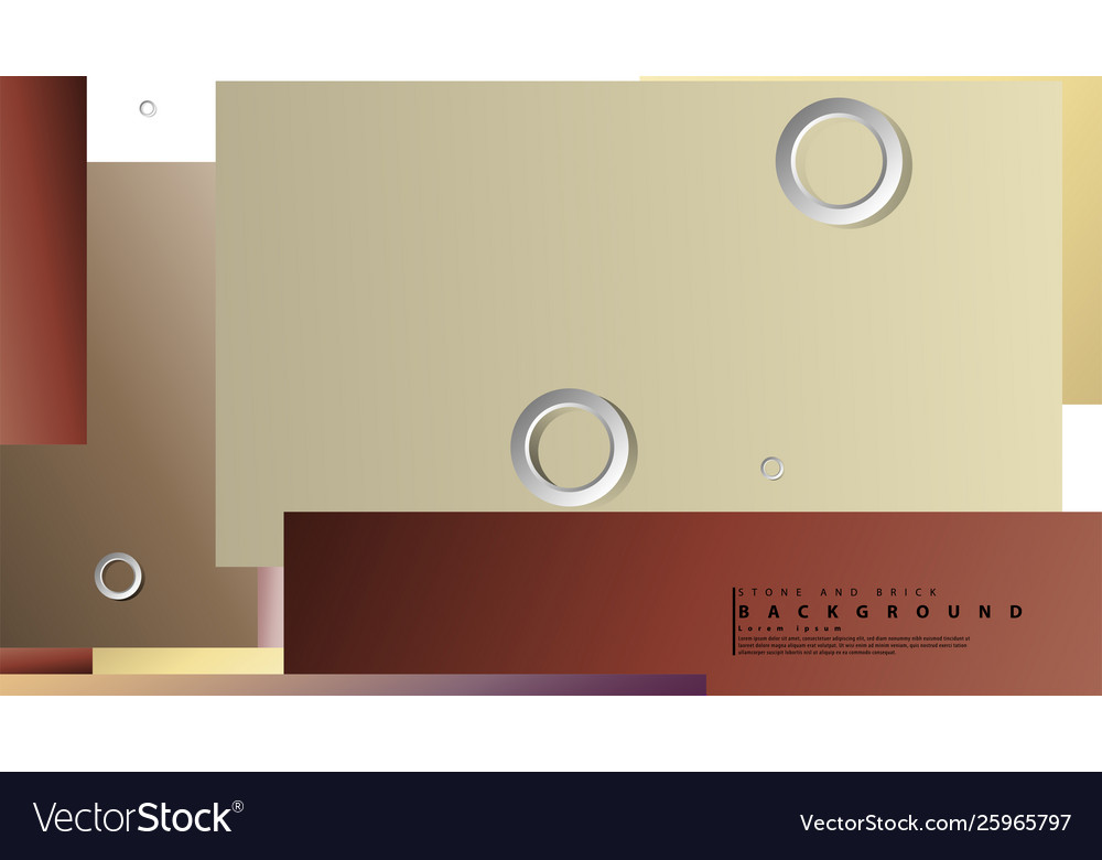 Ring abstract rectangular background with drop vector image Ring abstract rectangular background with drop
