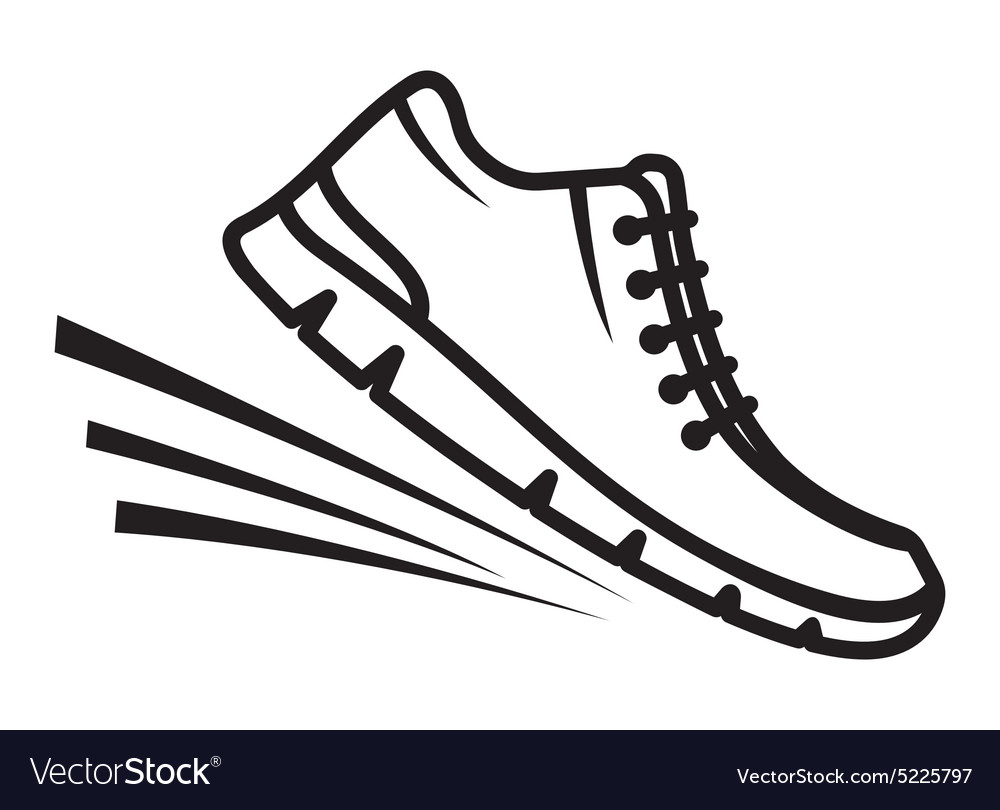 Running Shoe Clip Art At Vector Clip Art Image | My XXX Hot Girl