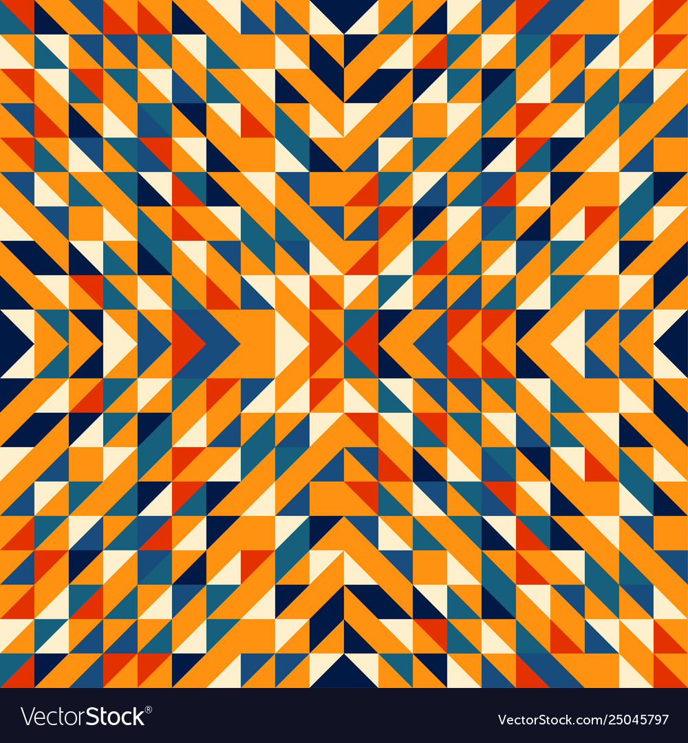 Seamless geometric triangle pattern abstract