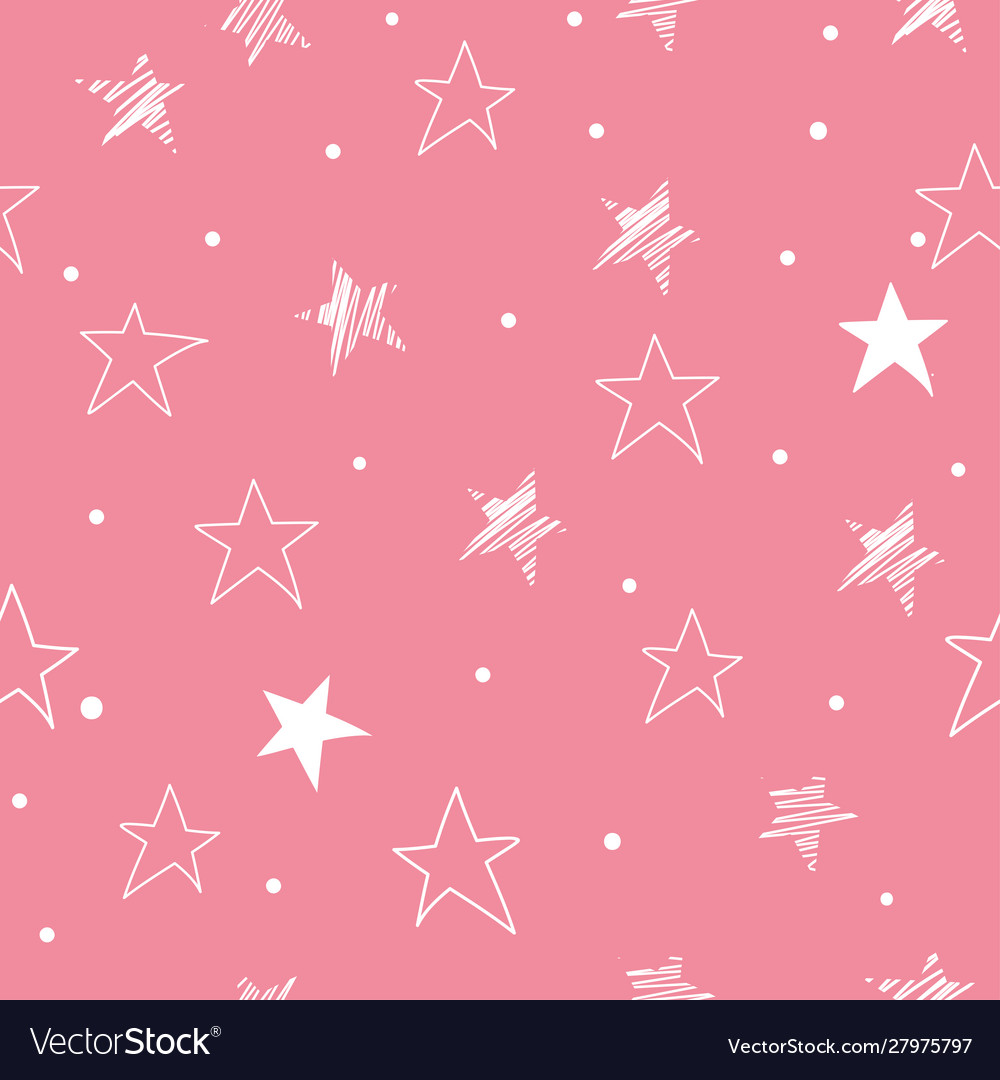 Seamless pattern with stars