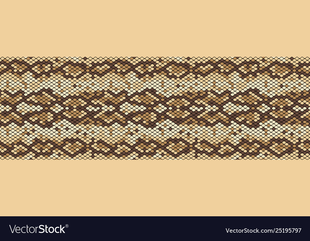 Snakeskin nahtlose Muster realistische Textur Vector Image Snakeskin nahtlose Muster realistische Textur