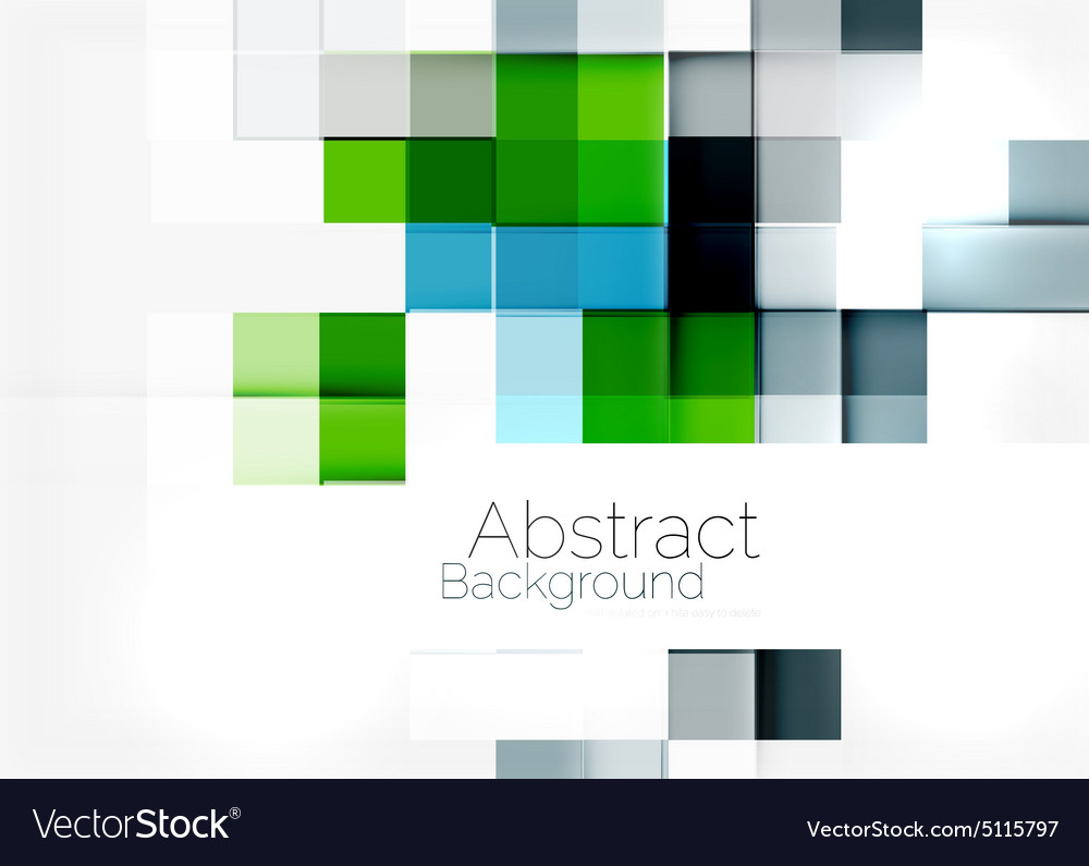 Square shape mosaic pattern design universal