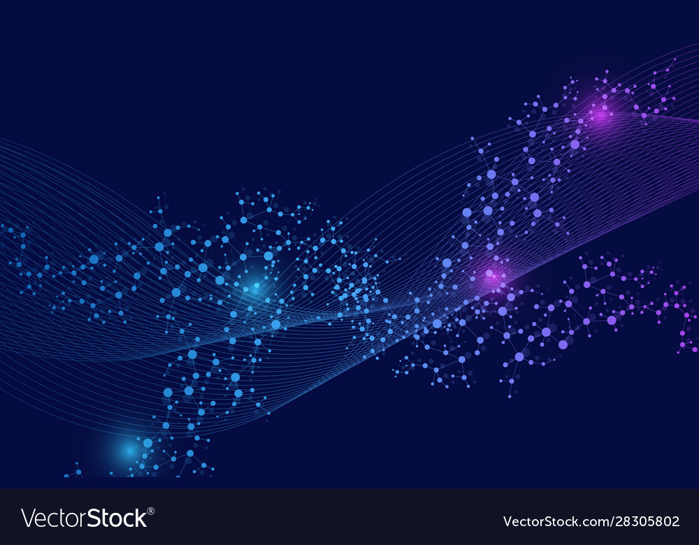 Big data visualization background modern