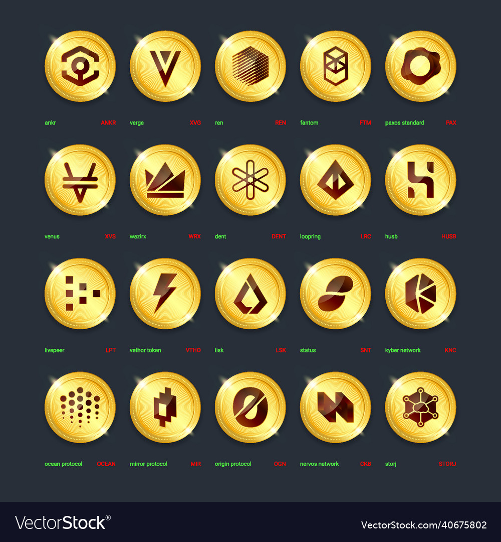 Crypto currency digital payment system blockchain vector image Crypto currency digital payment system blockchain