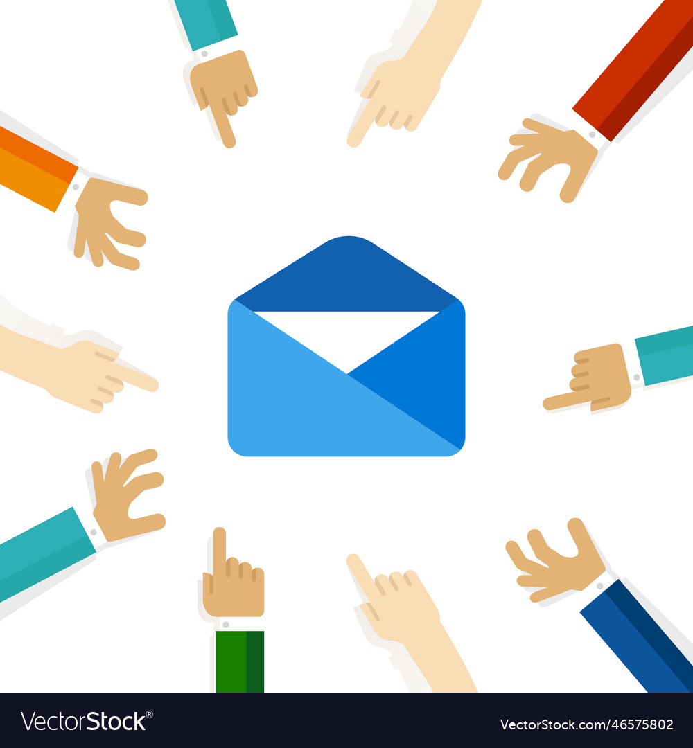 Mail message envelope communication contact modern