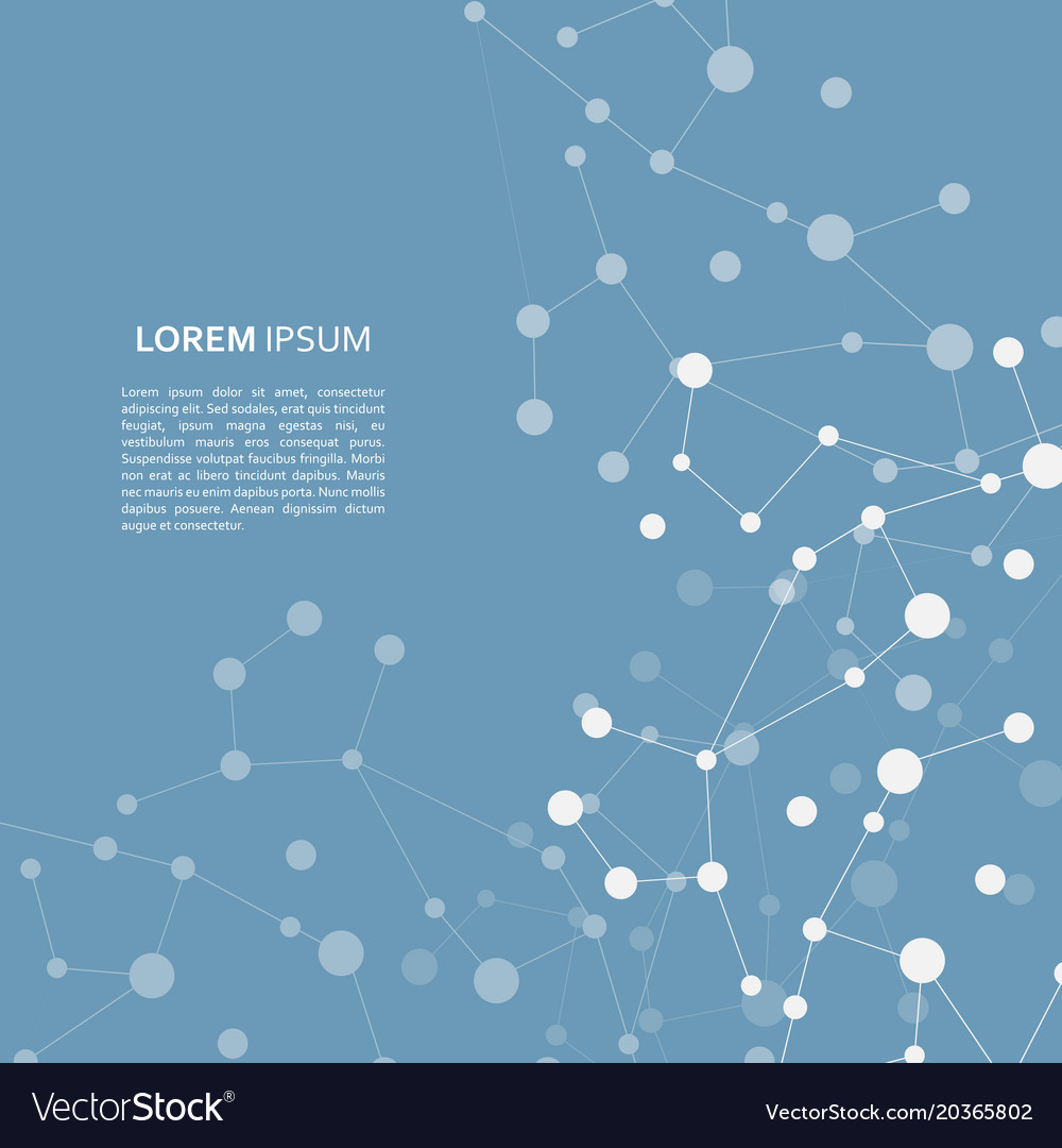 Molecule structure background