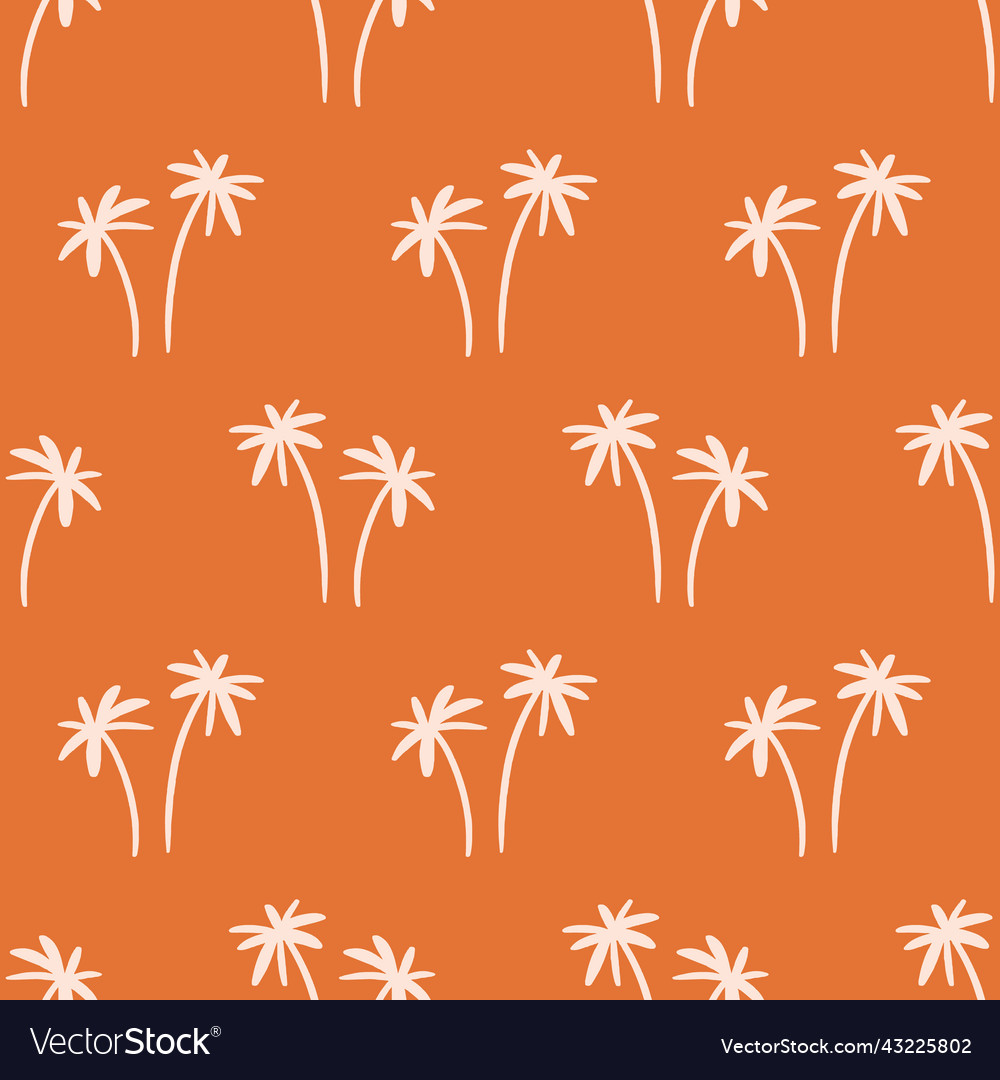 Palm tree seamless pattern