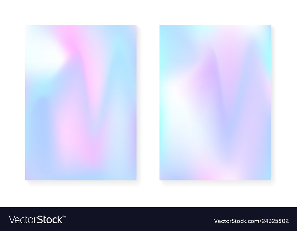 Pearlescent background with holographic gradient