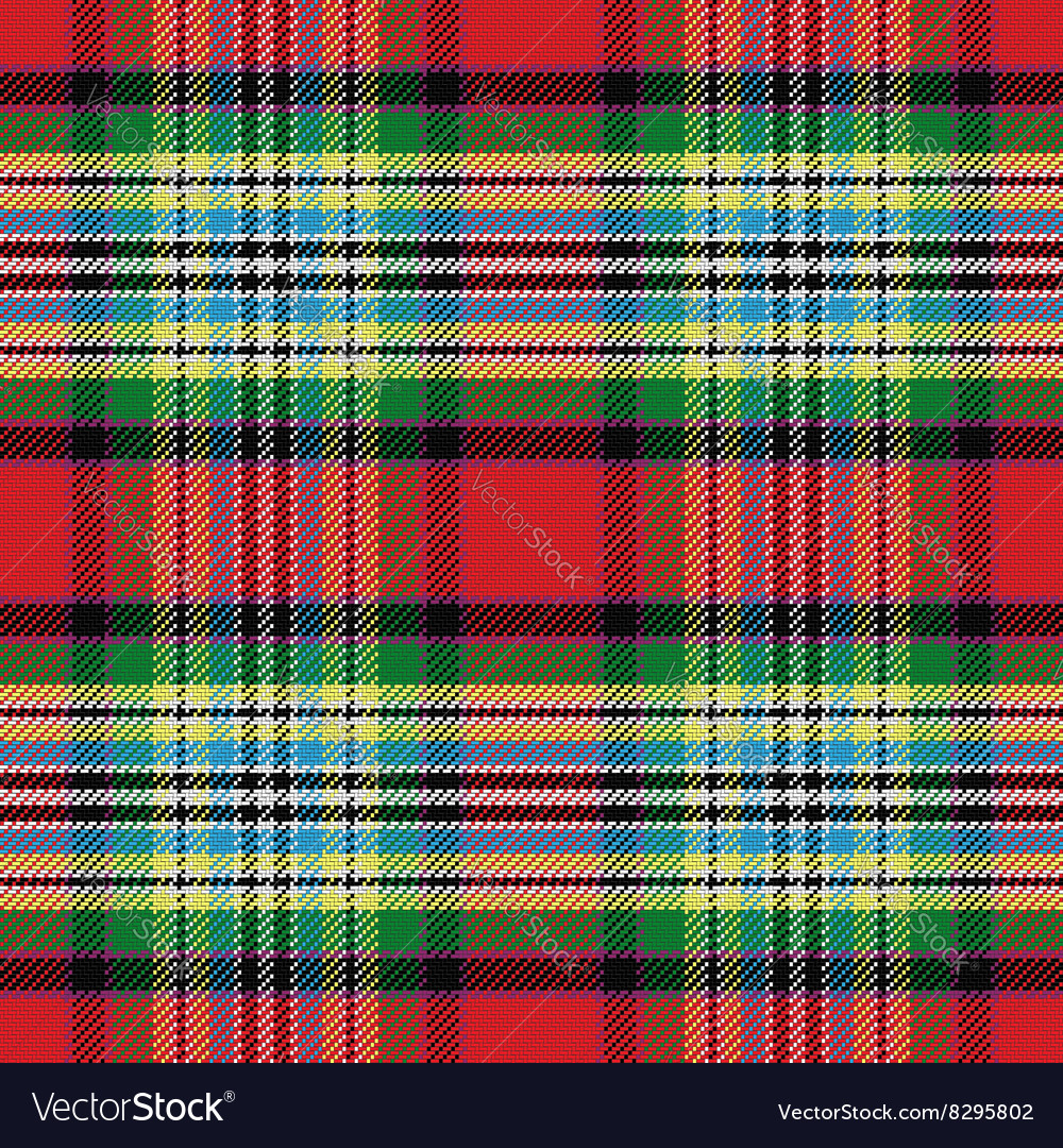 Seamless pattern scottish tartan Royalty Free Vector Image