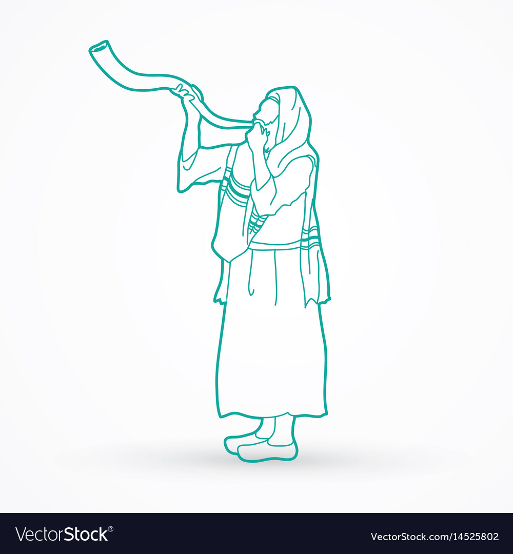 Shofar Horn Blowing - Jüdischer Urlaub