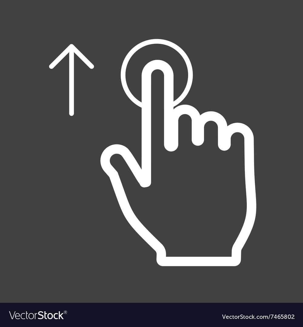 Tap and move up