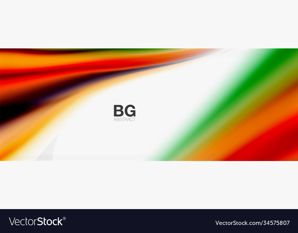 Abstract background smooth flowing lines blurred vector image Abstract background smooth flowing lines blurred