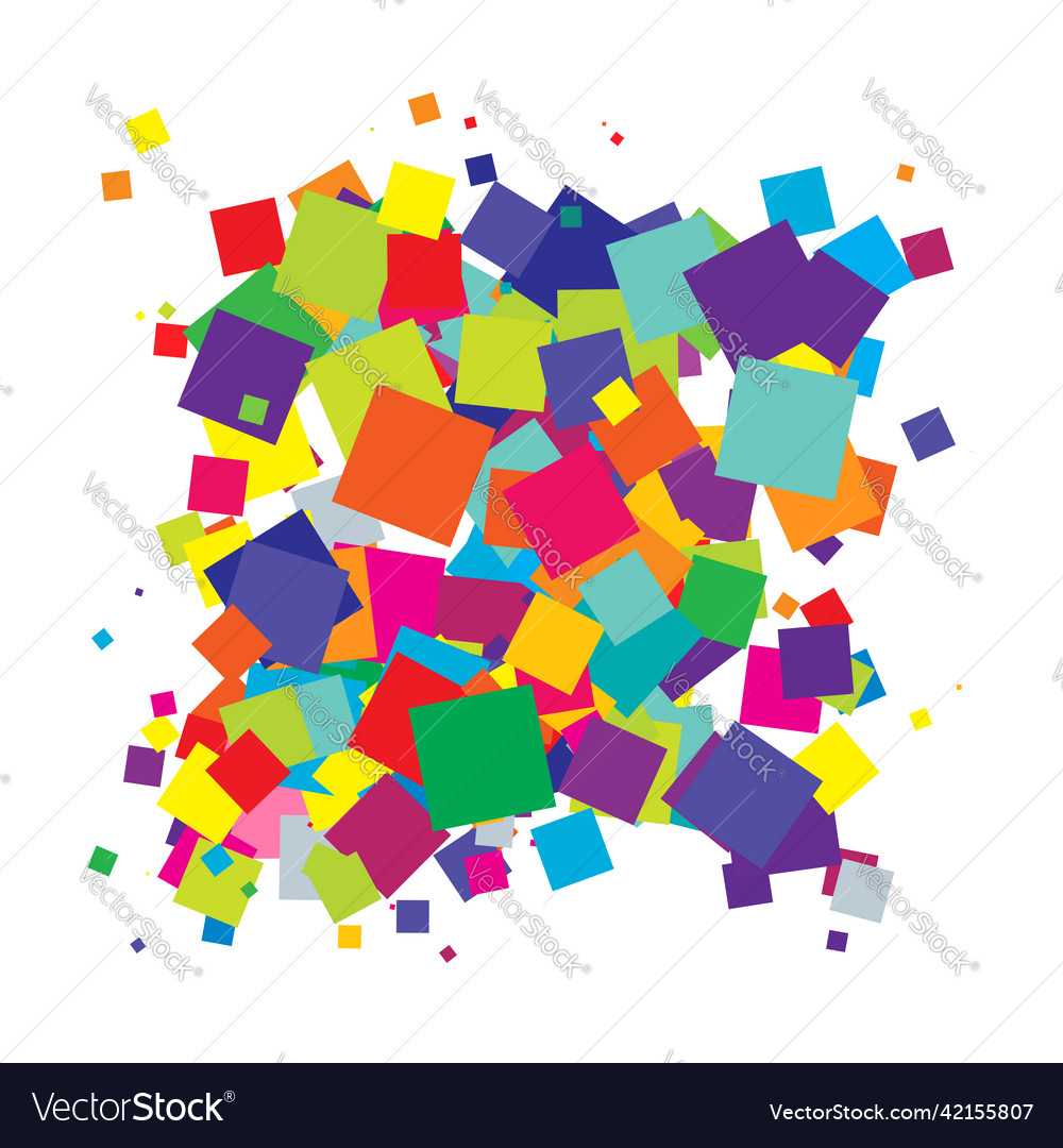 Abstract overlapping squares pattern Vector Image Abstract overlapping squares pattern