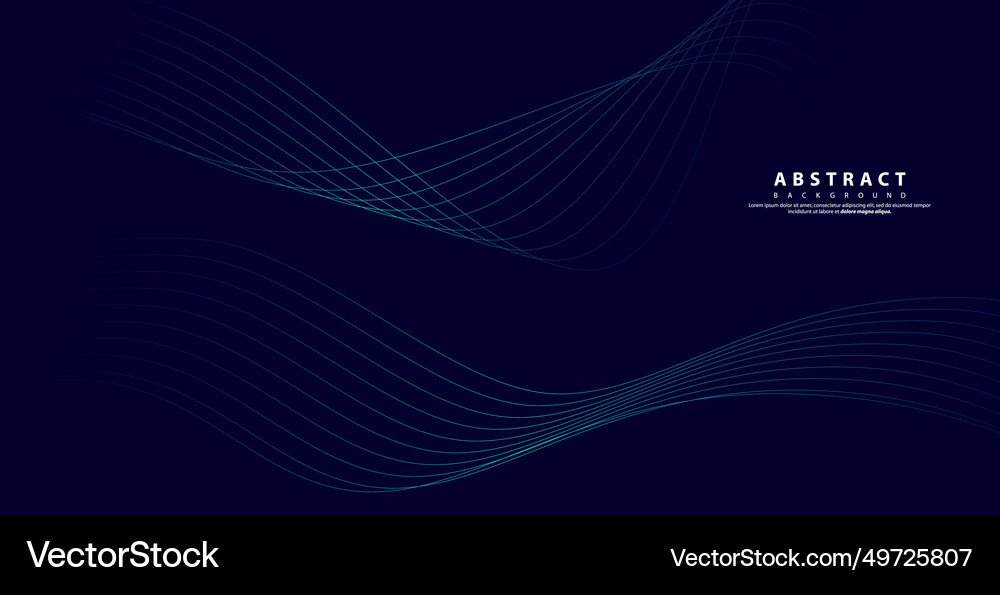 Abstract technology backgrounds by wave lines Vector Image