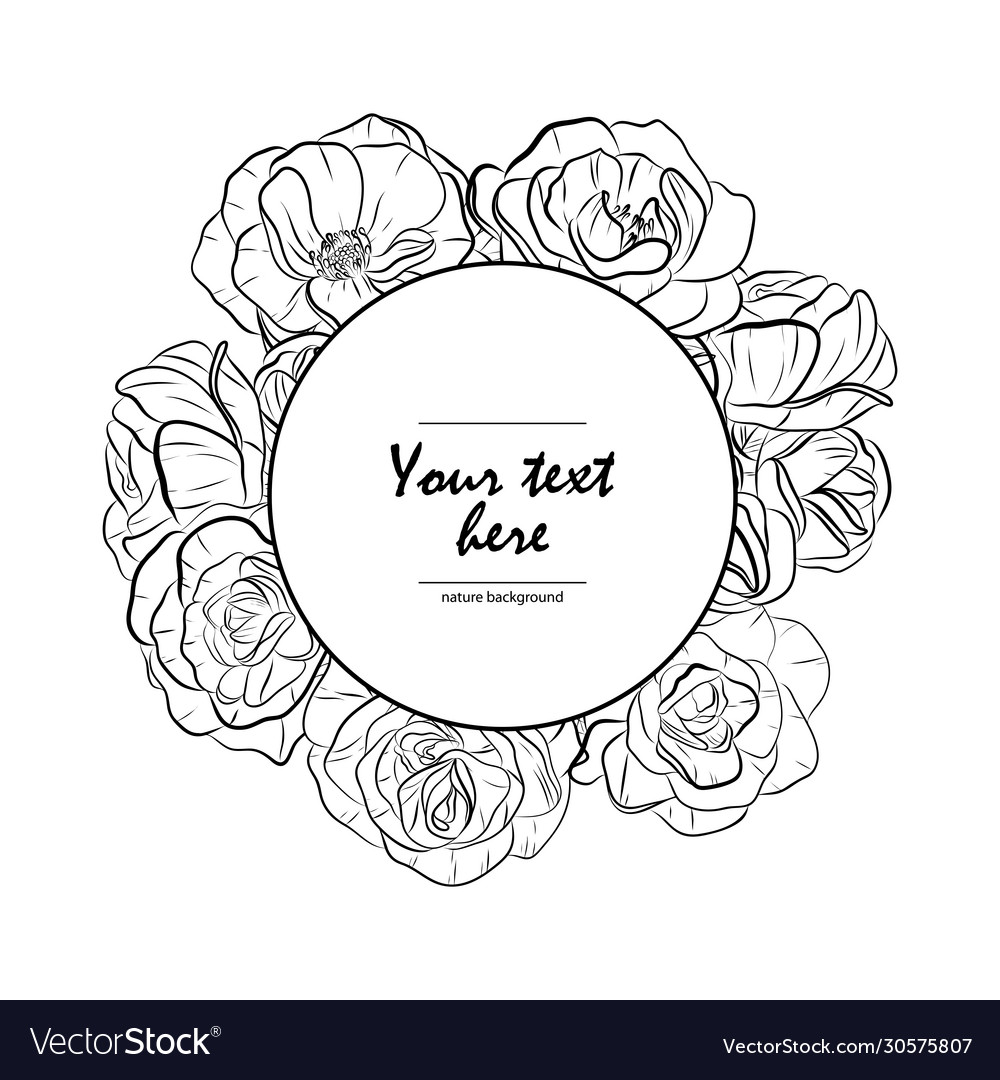 Black and white vintage frame Royalty Free Vector Image