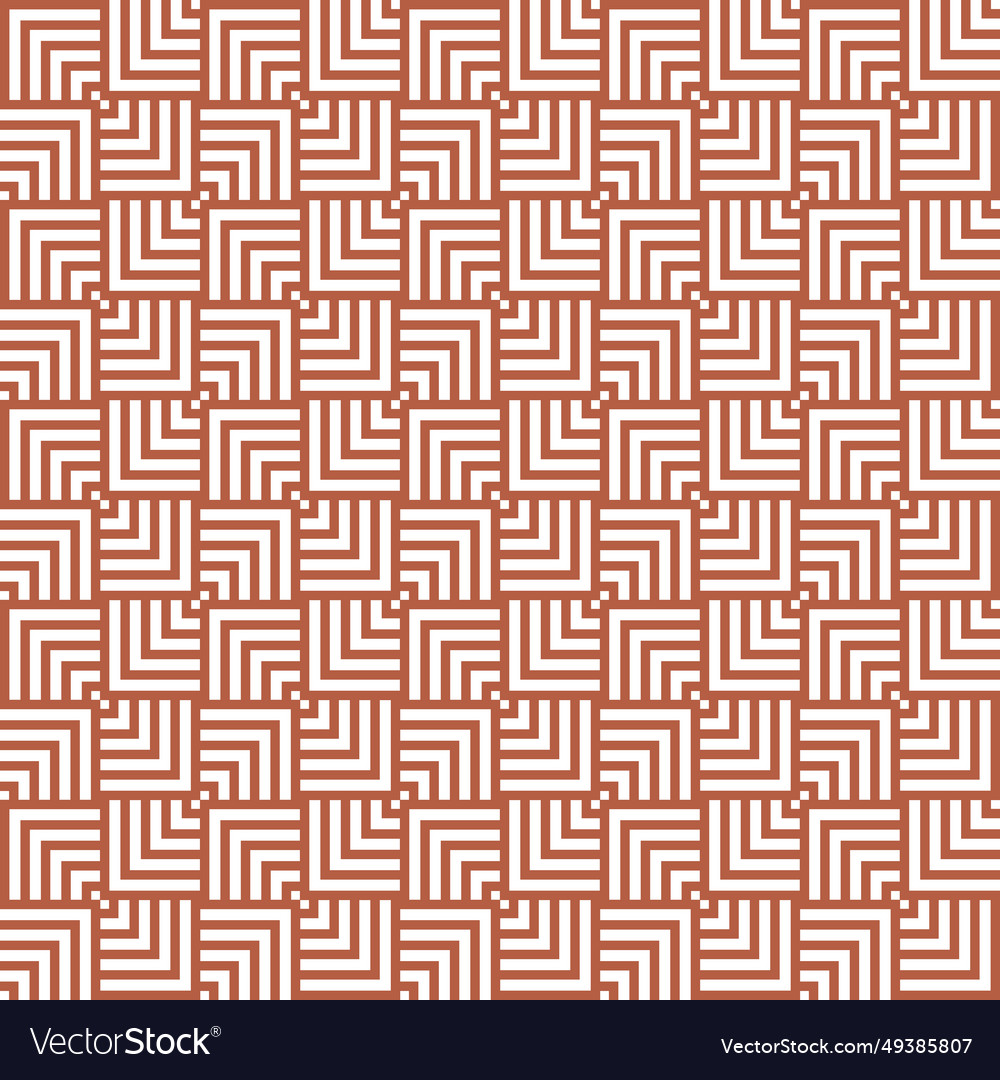 Brown and white overlapping squares pattern
