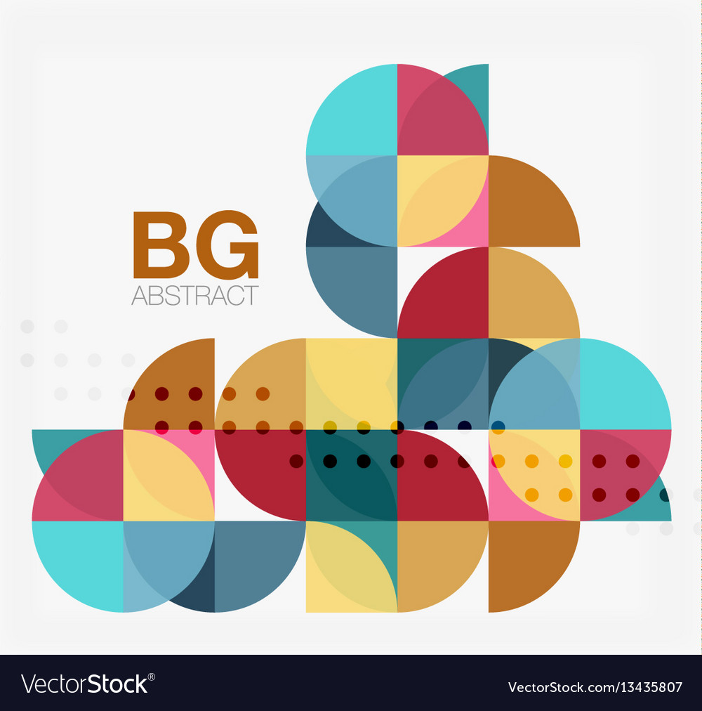 Circle abstract background Royalty Free Vector Image